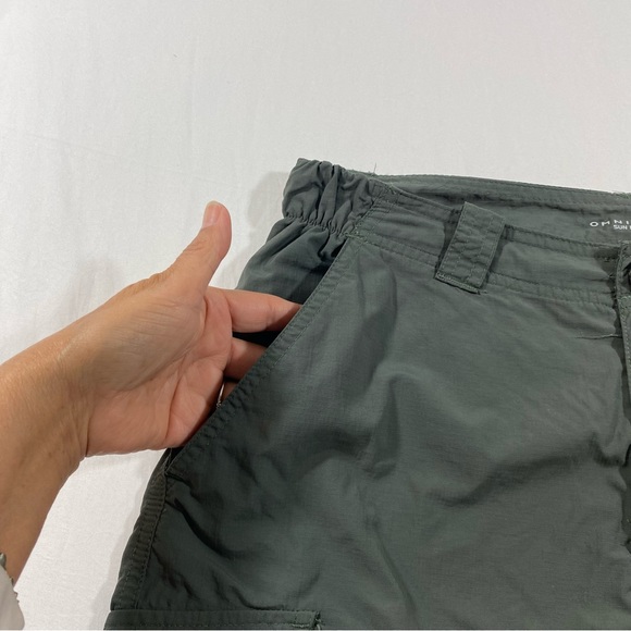 Columbia Cargo Hybrids Shorts men 30 Omni Shade fishing Elastic waist front Zip - Picture 9 of 12